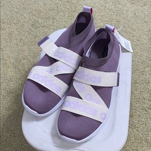 Adidas purple running shoes